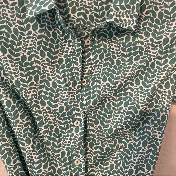 Boden Dress with Button Front and Pockets, 4. Matching ribbon belt. - Picture 6 of 11